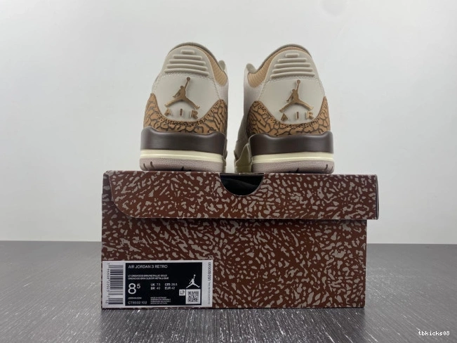 Cheap TBkick CT8532-102 Air Jordan 3 Palomino 0819
